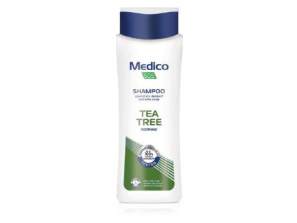 x6461307e8481a upokojujuci sampon proti lupinam s tea tree medico sos 390ml
