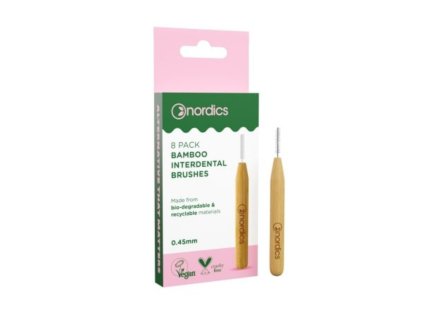 w623794a2cf5ce medzizubne bambusove kefky 0 45 mm nordics 8 ks