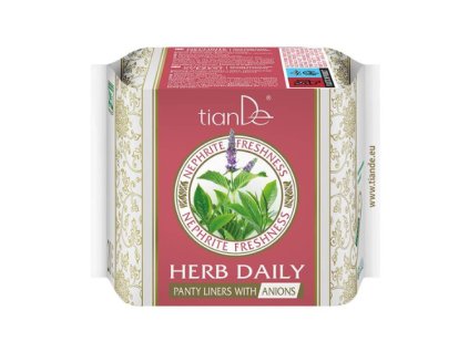 d673491ef739f2 damske bylinne slipove vlozky s anionmi tiande 20 ks