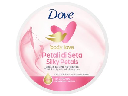 Dove Body love Silky Petals telový krém 300ml