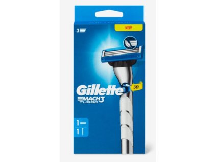 Gillette Mach3 Turbo pánsky holiaci strojček + 1 náhradná hlavica