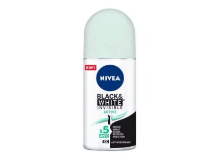 Nivea Black & White Active dámsky roll-on 50ml