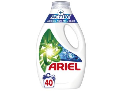 Ariel Active+ Anti-Mal Olor prací gél 2L na 40 pracích dávok