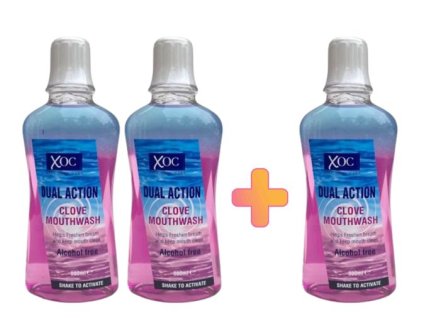 SET  2+1 ZDARMA - Xpel ústna voda Dual Action Clove 500ml