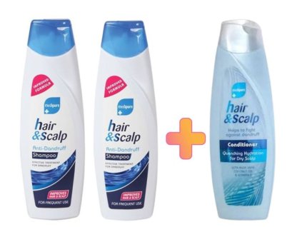 SET 2+1 ZDARMA,MedipureAntidandruff šampón 400ml+Medipure kondicionér 400ml