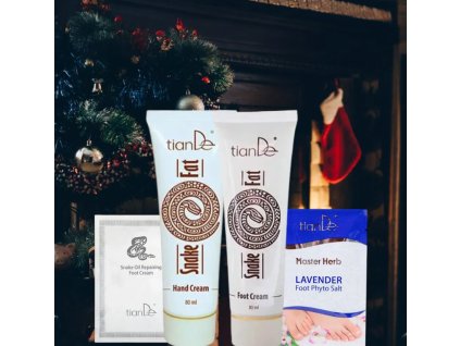 Luxusná vianočná starostlivosť pre jemné ruky a nohy