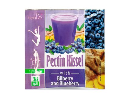 Pektínový kyseľ s vlochyňou a čučoriedkami