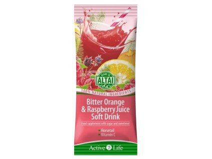 Nápoj s extraktom z pomarančovníka a šťavou z malín 8 g