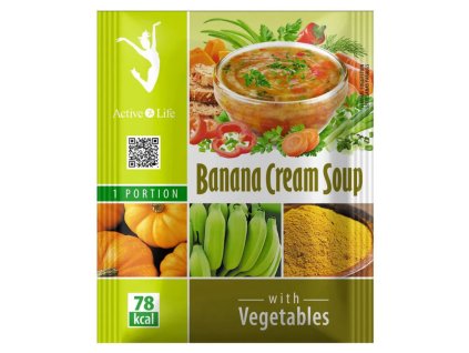 Krémová banánová polievka so zeleninou