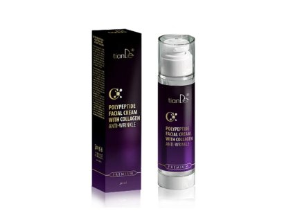 Polypeptidový pleťový krém s kolagénom na vrásky