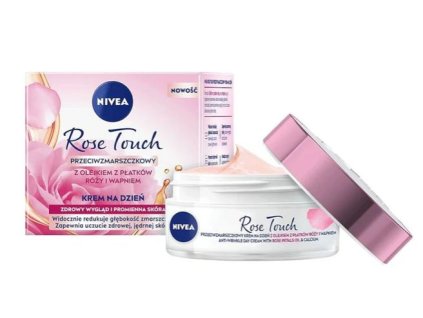 Nivea Rose Touch Anti-Wrinkle denný pleťový krém 50ml