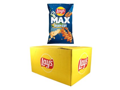 Lay´s Max Deep-Cut Cheese & onion 14 x 55g