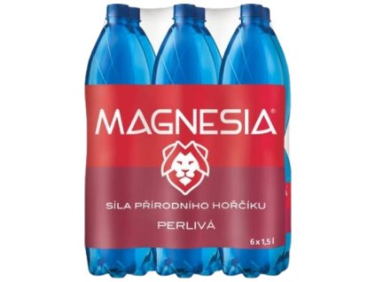 MAGNESIA minerálna voda sýtená 6 x 1,5 L