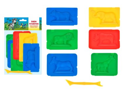 MFP 5300662 Tvorítka 3D Farm 6+1 animals dough molding tools