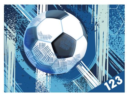 MFP 8021127 Dosky na číslice Futbal