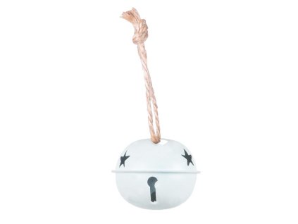 MFP 8886439 Rolničky 6ks kov 3cm biele