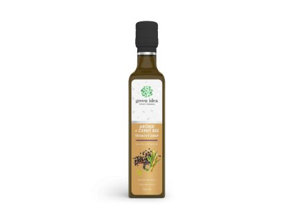 Arónia+čierna baza sirup trstinový 250 ml - Green idea