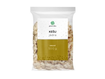 Kešu jadrá natural 500 g - Green idea