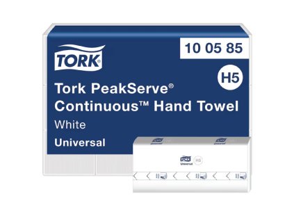 Tork PeakServe® nadväzujúce papierové utierky na ruky biele H5 1-vr, 12 x 270 útržkov