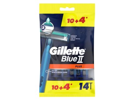 Gillette Blue 2 (Blue2) Plus strojček na holenie 14ks