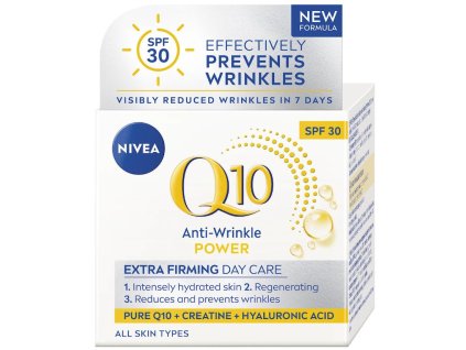 Nivea anti-wrinkle denný pleťový krém Q10 Power SPF30 50ml