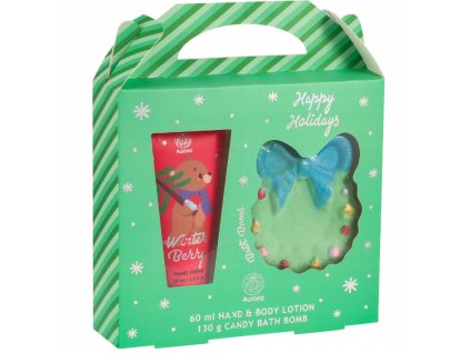 Aurora Xmas Zelený detský darčekový set 2ks
