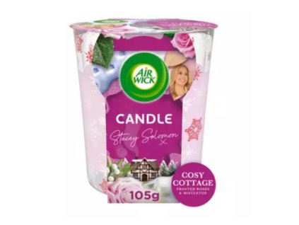Air Wick sviečka Frosted Roses&Mistletoe 105g