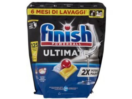 Finish Powerball All in 1 Lemon tablety do umývačky 125ks