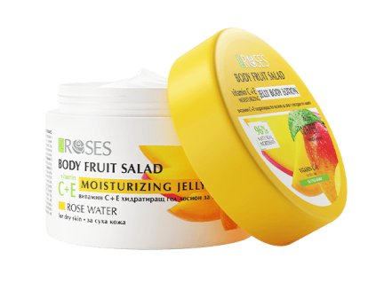 FRUIT SALAD – Vitamín C+E hydratačné gélové telové mlieko s mangom 200 ml - NATURE OF AGIVA