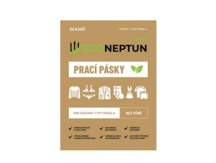 Pracie pásiky bez vôňe EcoNeptun EcoRevolution 20ks