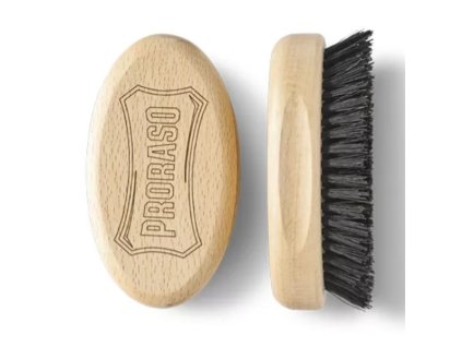 Veľká drevená kefa na bradu PRORASO Beard brush
