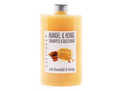 Šampón a sprchový gél HASLINGER Almond & Honey 200 ml