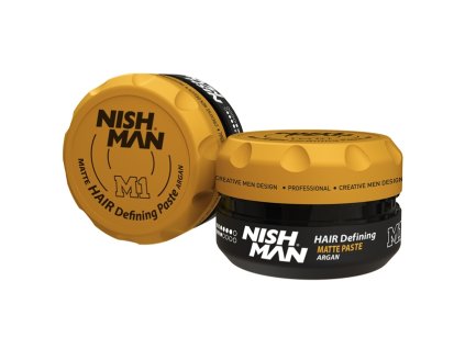 Matná pasta na vlasy NISH MAN Matte paste argan 100 ml