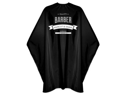 Kadernícka pláštenka MARMARA Barber Cape black classic