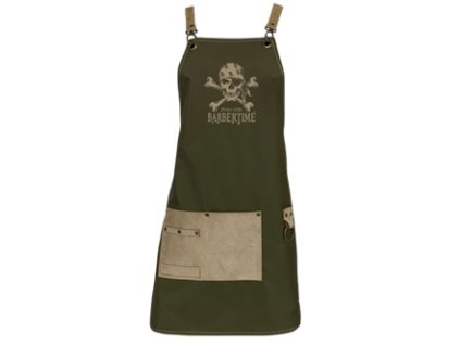 Zelená barber zástera BARBERTIME Green apron