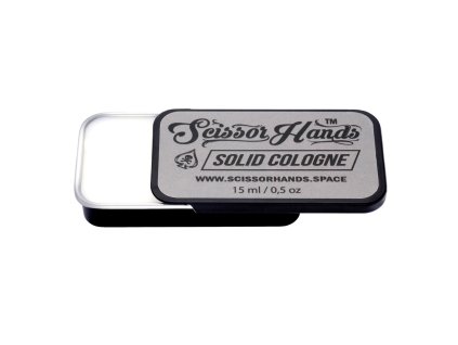 Tuhá kolínska SCISSOR HANDS Solid cologne Grey 15 ml