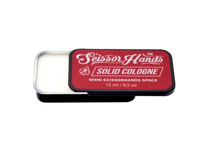 Tuhá kolínska SCISSOR HANDS Solid cologne Red 15 ml