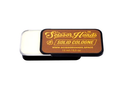 Tuhá kolínska SCISSOR HANDS Solid cologne Brown 15 ml