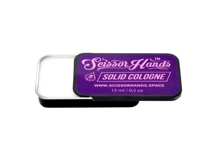 Tuhá kolínska SCISSOR HANDS Solid cologne Purple 15 ml