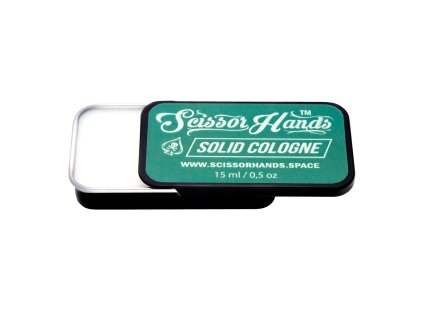 Tuhá kolínska SCISSOR HANDS Solid cologne Green 15 ml