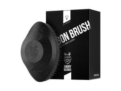 Karbónová kefa ANGRY BEARDS Carbon brush All-rounder