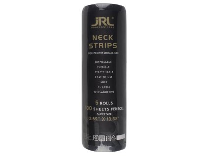 Krepové límce JRL Neck strips Black 500 ks