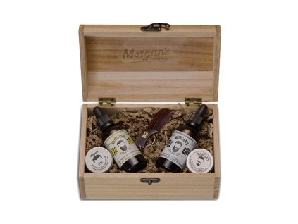 Kompletná darčeková krabička pre bradáča MORGANS Full beard care gift box