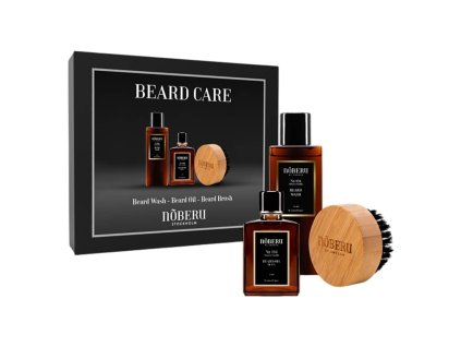 Súprava na bradu s kefou NOBERU Giftbox Beard care
