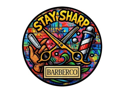 Barber samolepka BARBERCO Stay sharp