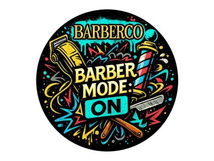 Barber samolepka BARBERCO Barber mode: ON