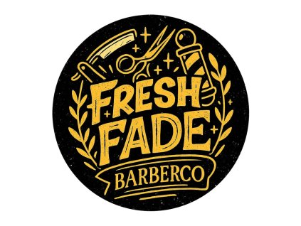 Barber samolepka BARBERCO Fresh fade