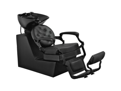 Štýlový barber umývací box RANCH BLACK shampoo unit