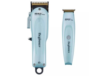 Sada strihacieho a kontúrovacieho strojčeka MRD Pro Beginner set - Blue