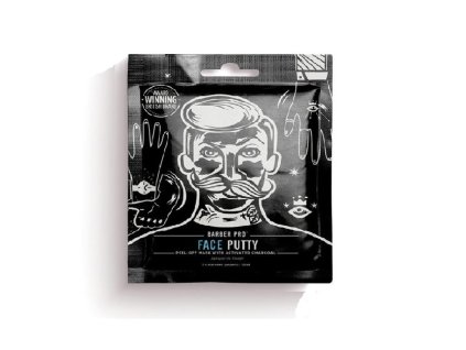 Čierna maska pre mužov BARBER PRO Face putty 21 g